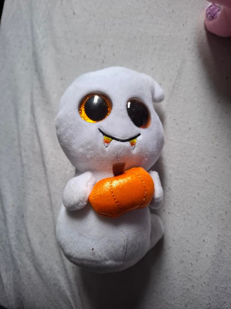Ty Beanie Boo Spook met Pompoen - Halloween Knuffel, Ophalen of Verzenden, Zo goed als nieuw, Overige typen