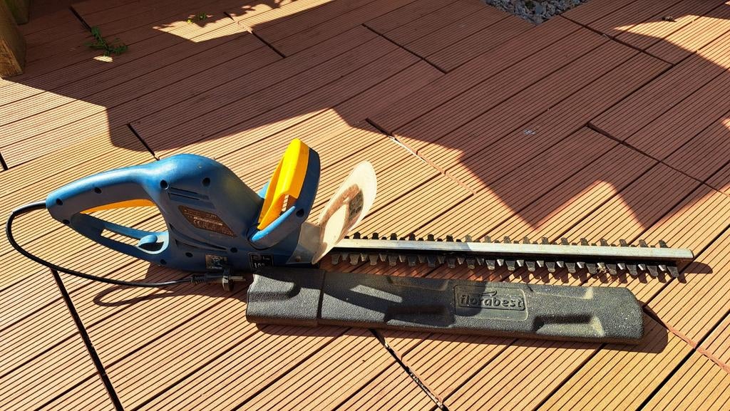 Florabest heggenschaar HEC 551, Ophalen of Verzenden, Gebruikt, Elektrisch, Florabest