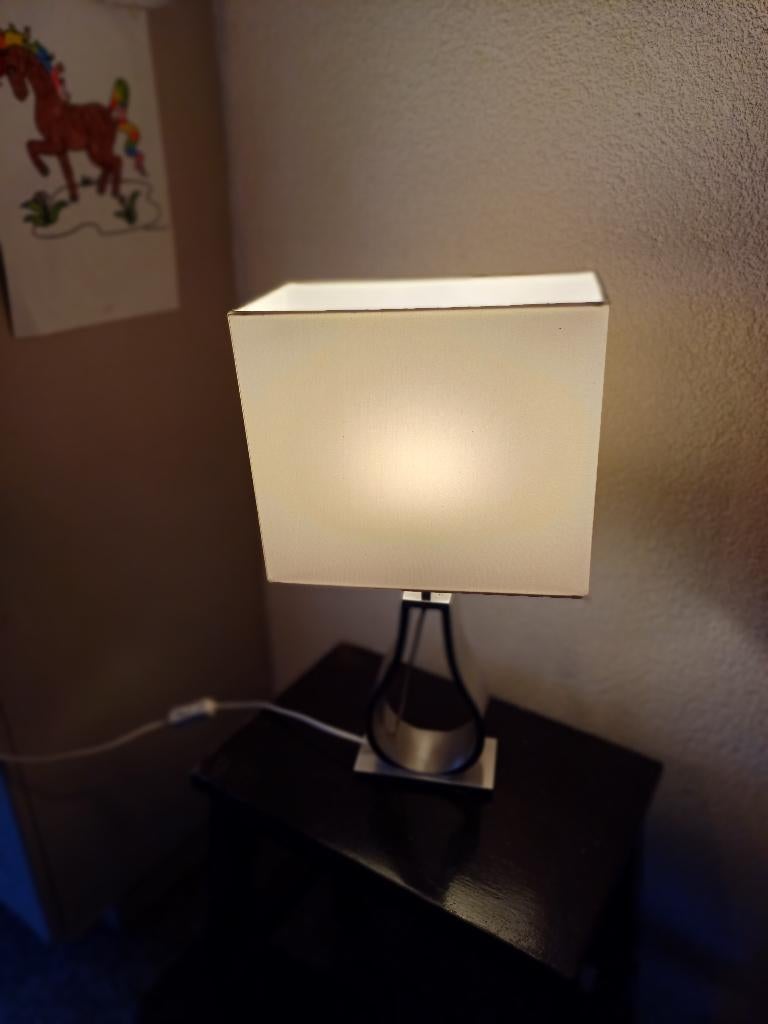 IKEA Klabb Tafellamp, Ophalen of Verzenden, Gebruikt, Metaal, Minder dan 50 cm