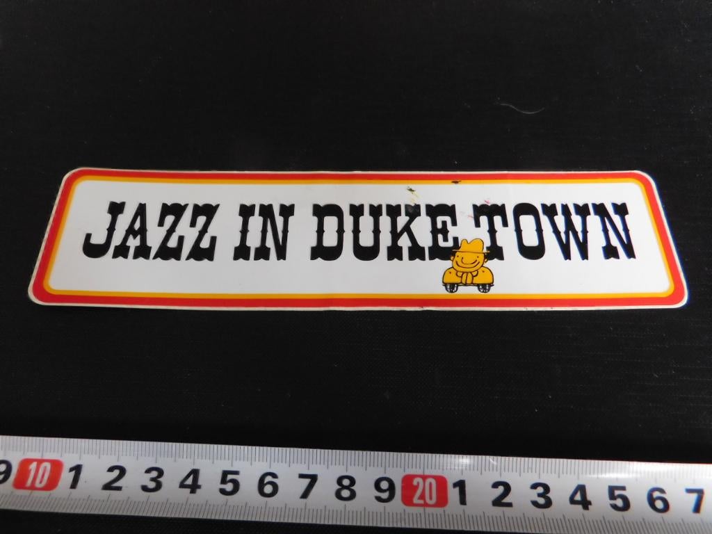 sticker Den Bosch JAZZ IN DUKE TOWN Blij dat ik rij, Verzamelen, Stickers, Zo goed als nieuw, Ophalen