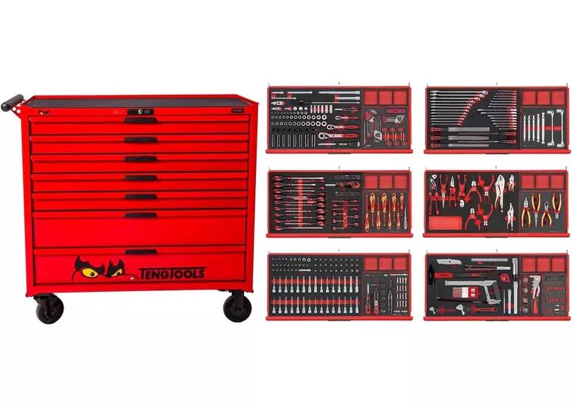 Teng Tools Gevulde Gereedschapswagen – 631-Delig – 7 Laden, Ophalen, Nieuw