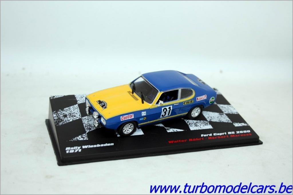 Ford Capri RS 2600 Rally 1/43 Altaya, Hobby en Vrije tijd, Modelauto's | 1:43, Nieuw, Auto, Overige merken, Ophalen of Verzenden