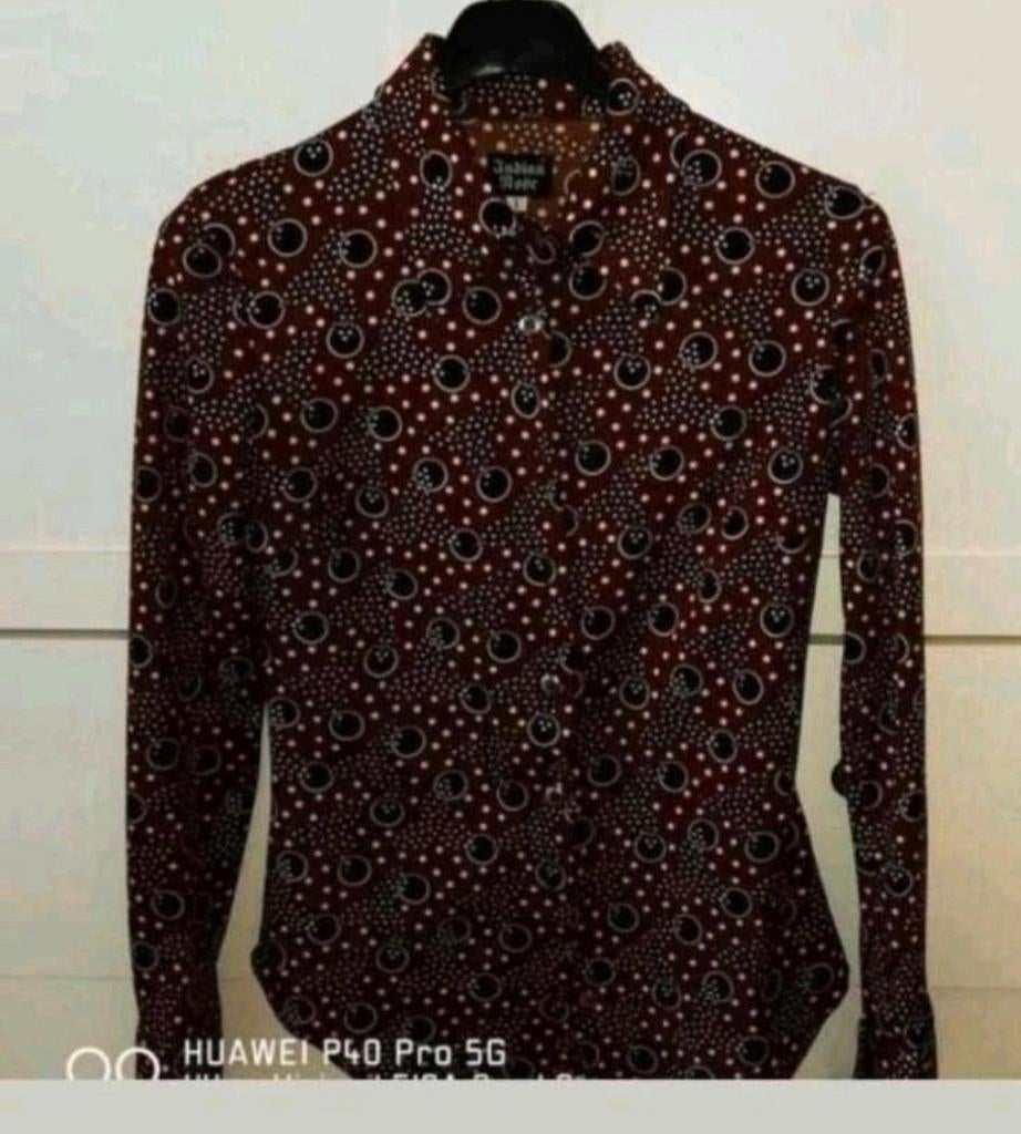 Indian Rose Blouse - Maat S, Bruin, Ophalen of Verzenden, Maat 36 (S), Gedragen