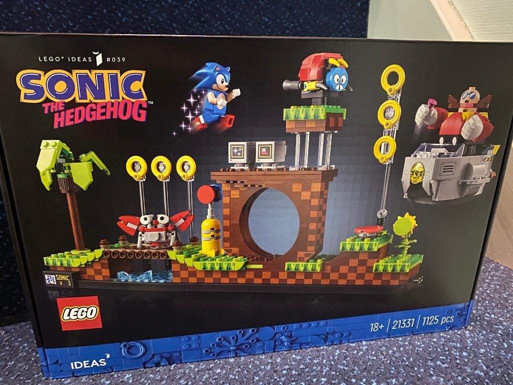 LEGO 21331 Sonic the Hedgehog - Green Hill Zone Lego Ideas, Ophalen, Nieuw, Complete set, Lego