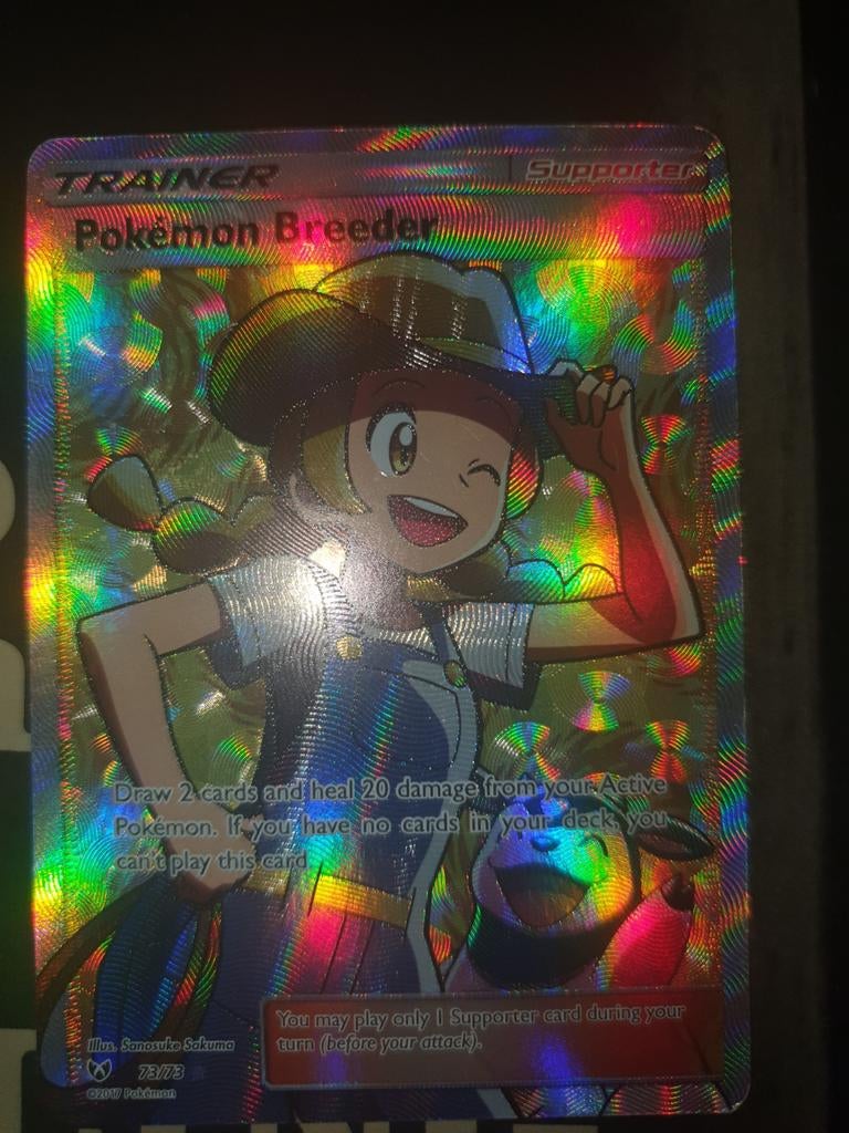 Pokémon Breeder Full Art - Trainer Supporter, Hobby en Vrije tijd, Verzamelkaartspellen | Pokémon, Ophalen of Verzenden, Gebruikt