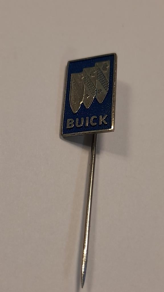 Vintage speldje Buick blauw, Ophalen of Verzenden, Zo goed als nieuw