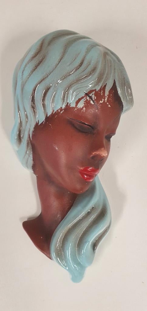 Cortendorf No. 3683 wandmasker / wandkopje vintage jaren '50, Antiek en Kunst, Ophalen of Verzenden