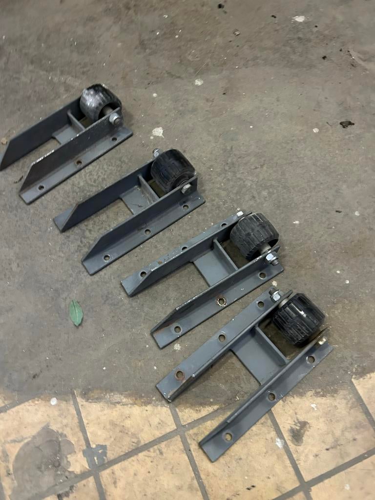 Werkbank wielen - zware machine verplaatsers, Doe-het-zelf en Verbouw, Ophalen of Verzenden