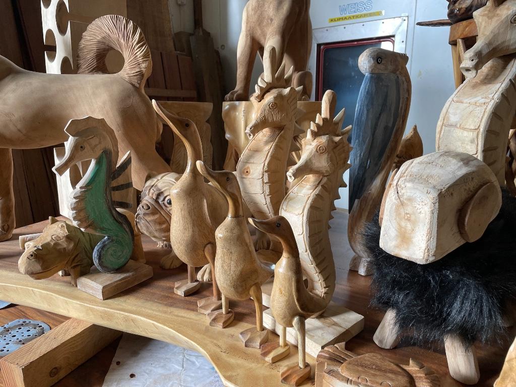 Zeepaard Suar hout teak houtsnijwerk snijplanken cnc woodart, Ophalen, Nieuw