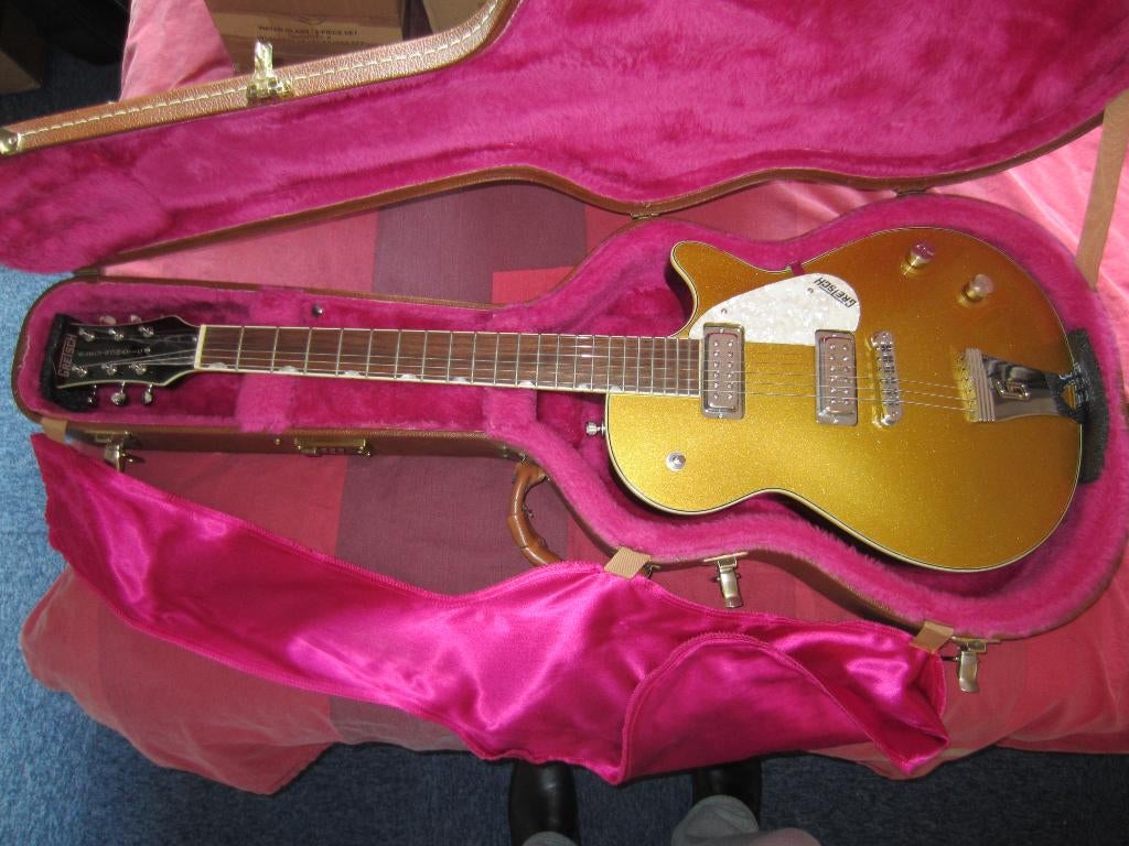 GRETSCH G5238 Pro Jet Electromatic met Gibson Koffer, Muziek en Instrumenten, Ophalen, Zo goed als nieuw, Solid body, Overige merken