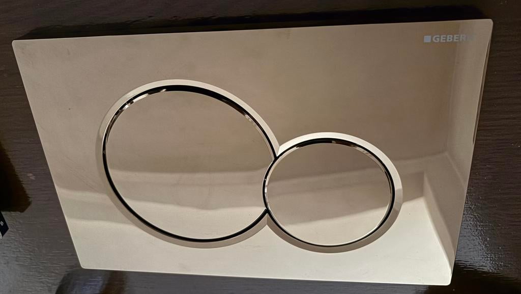 Geberit Sigma01 bedieningsplaat (goud), Ophalen of Verzenden, Nieuw, Toilet