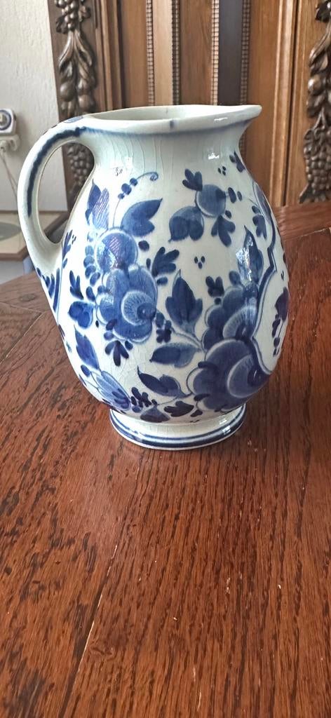Antieke kleine schenkkan Delfts Blauw, Antiek en Kunst, Antiek | Vazen, Ophalen of Verzenden