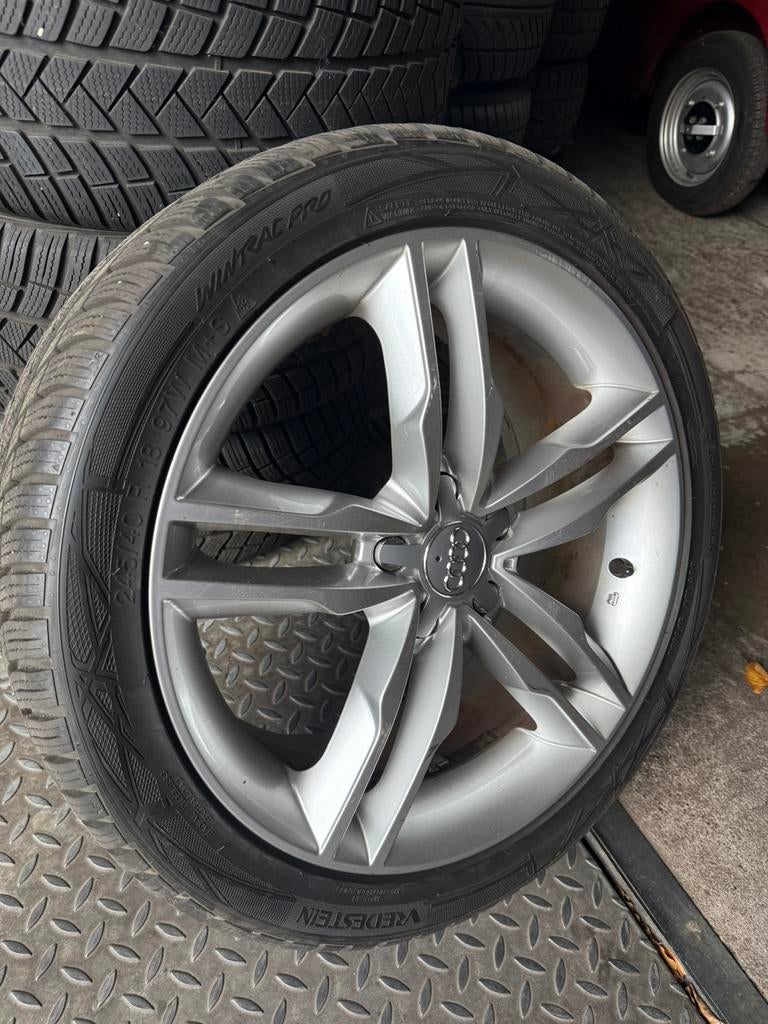 5x112 18 Inch Velgen Winterset, Auto-onderdelen, Banden en Velgen, 18 inch, Verzenden, Banden en Velgen, Winterbanden