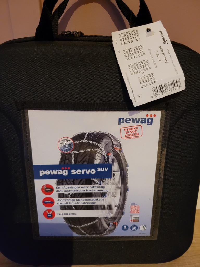 Nieuwe Sneeuwkettingen voor SUV - Pewag Servo SUV RSV 77, Auto diversen, Sneeuwkettingen, Ophalen of Verzenden, Nieuw