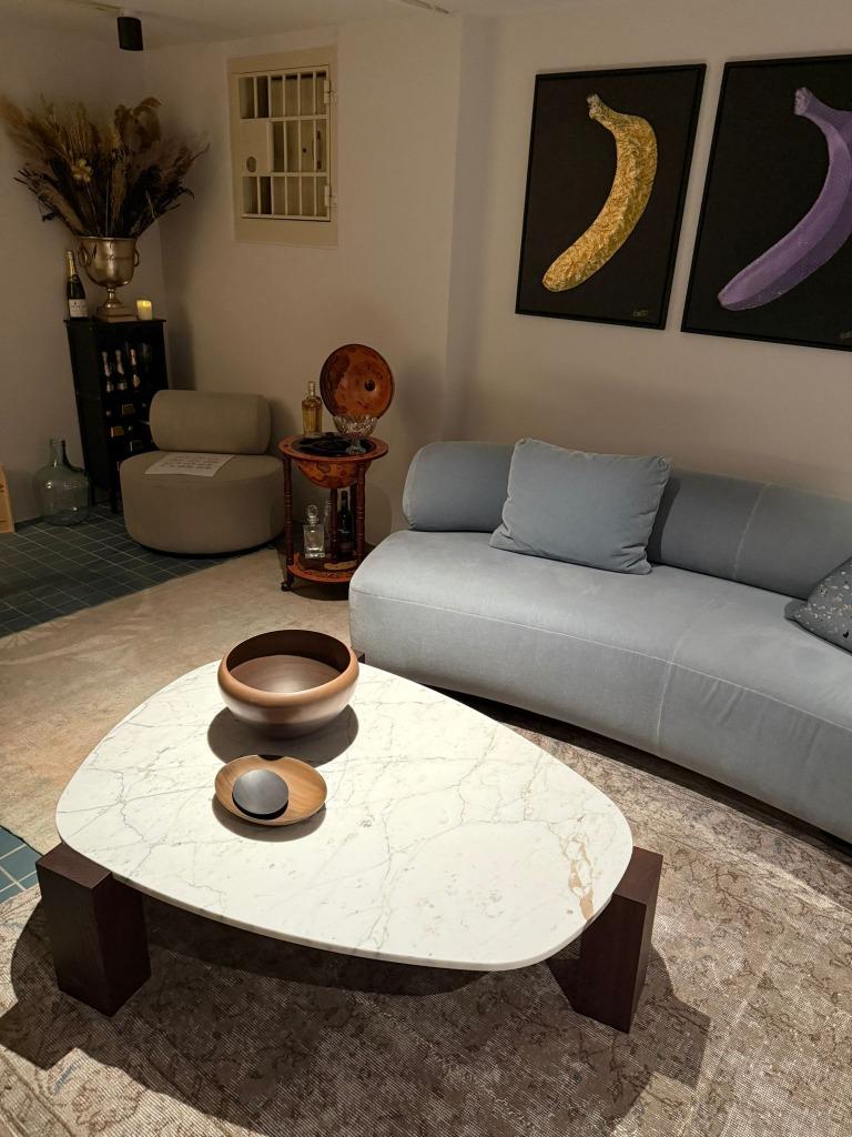 Moroso Gogan salontafel, Ophalen, Overige materialen, 100 tot 150 cm, Nieuw