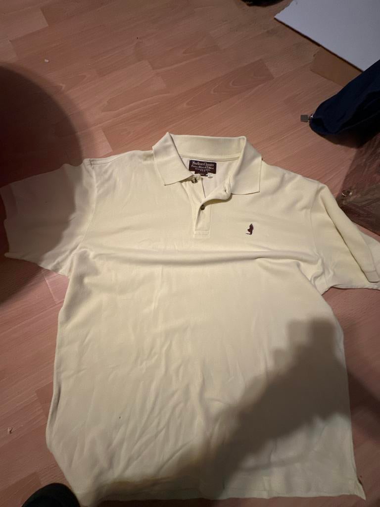 Marlboro Classics Polo Shirt - Maat L - Geel, Ophalen, Zo goed als nieuw, Maat 52/54 (L), Geel