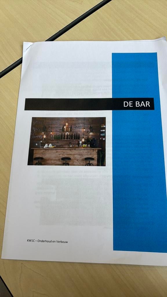 Bar ronde L-vorm, Ophalen, Zo goed als nieuw