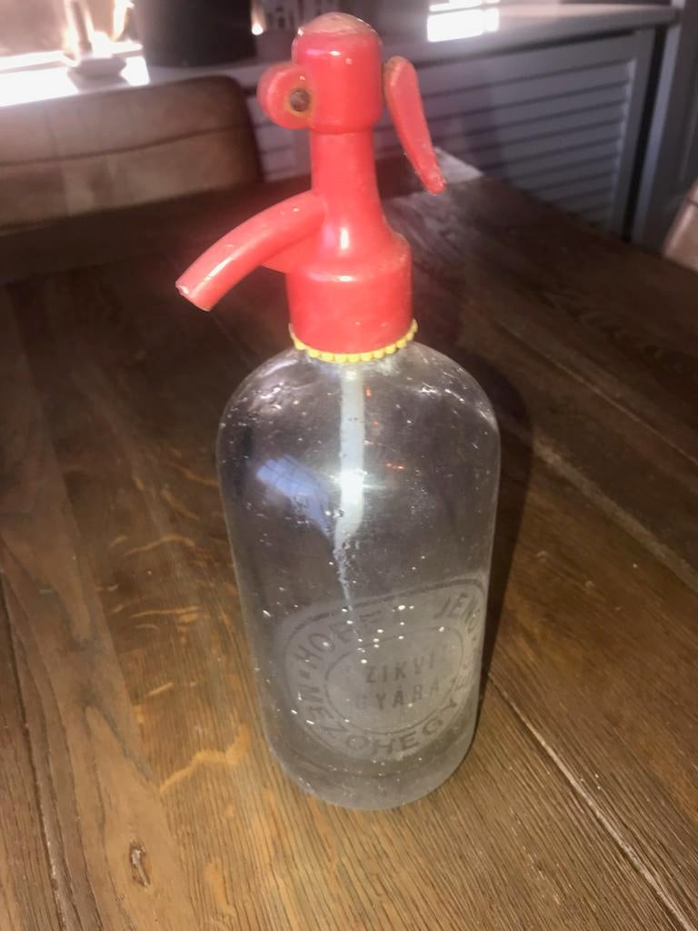 Antieke Spuitfles Decoratie, Ophalen of Verzenden, Gebruikt, Overige merken