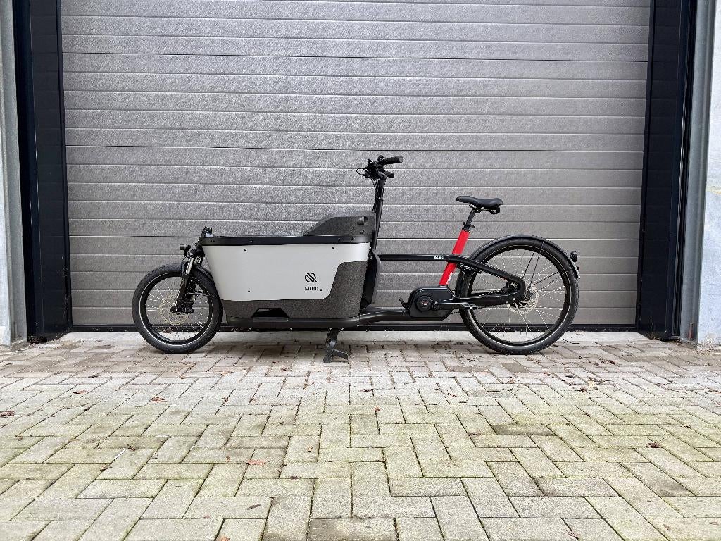 CarQon Bakfiets Elektrisch | Rood, CarQon, 3 kinderen, Huif, Nieuw