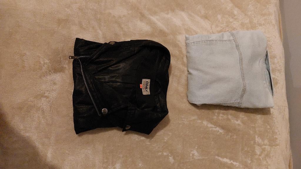 Zwart jasje maat 38 only , ook spijkerjasje,, Maat 38/40 (M), Only, Zwart, Ophalen of Verzenden