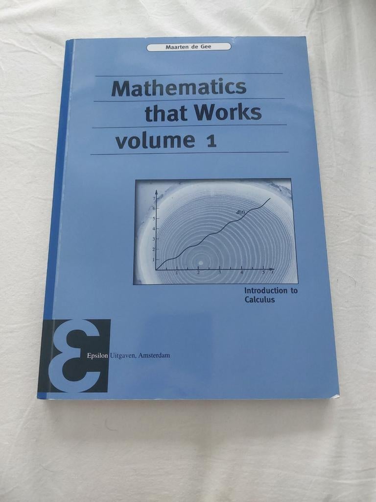 Volume 1 - Mathematics that Works - Maarten de Gee, Nieuw, Ophalen of Verzenden, Natuurwetenschap, Maarten de Gee
