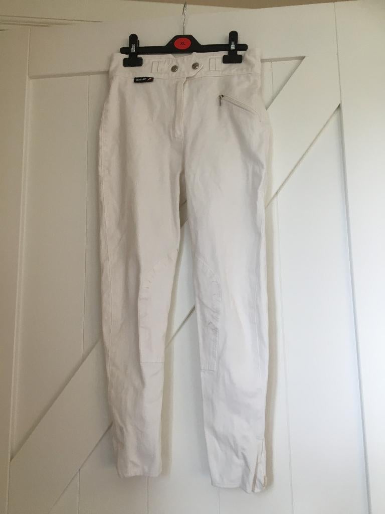 Witte rijbroek Eurostar, Dressuur, Zo goed als nieuw, Dames, Onderkleding