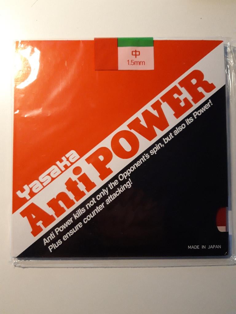 Yasaka Antipower 1.5, Sport en Fitness, Tafeltennis, Ophalen of Verzenden, Nieuw, Net, Batje(s) of Balletje(s)