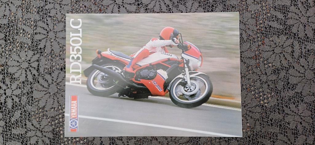 Originele folder Yamaha RD 350 LC 1984, Ophalen of Verzenden, Yamaha