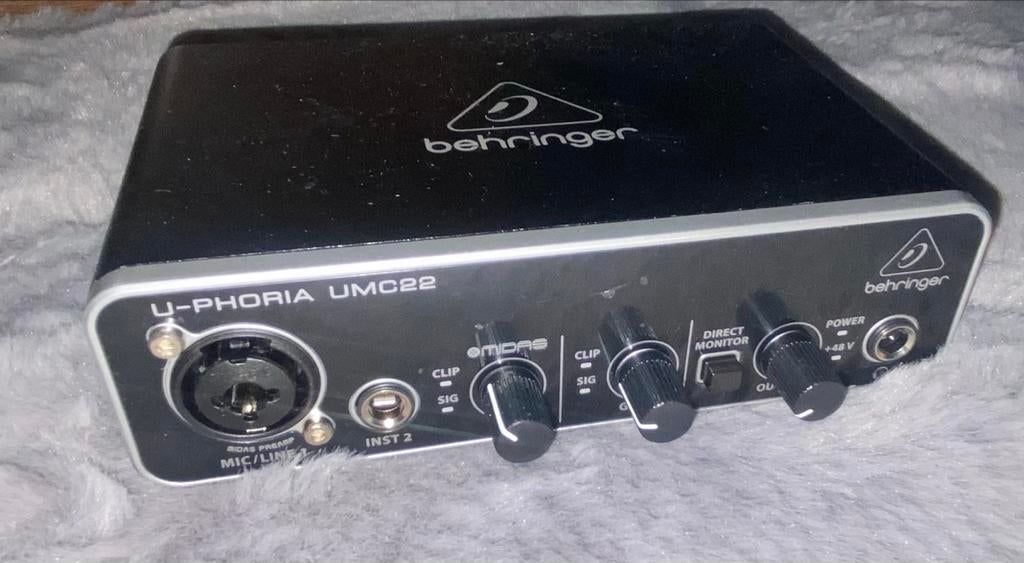 Behringer UMC22 Audio Interface - USB, Ophalen, Gebruikt, Overige typen
