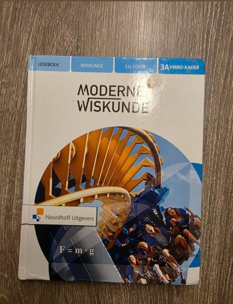 Moderne Wiskunde 3A VMBO-Kader - Leerboek, Boeken, Schoolboeken, Wiskunde A, Ophalen of Verzenden, Noordhoff Uitgevers, Gelezen