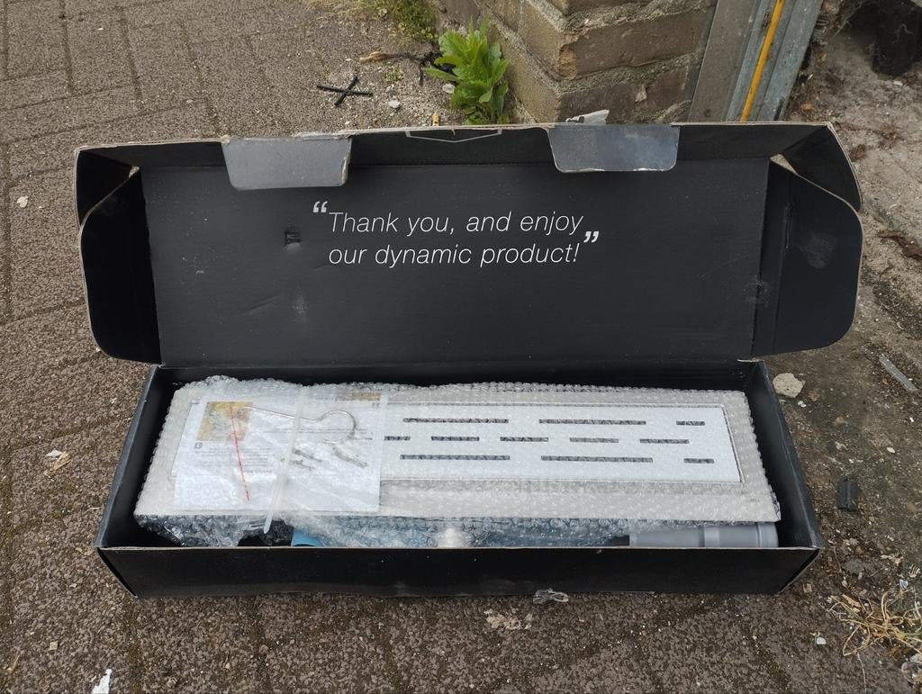 Nieuwe Dynamic Drain Douchegoot 400mm, Doe-het-zelf en Verbouw, Sanitair, Ophalen of Verzenden, Nieuw, Douche