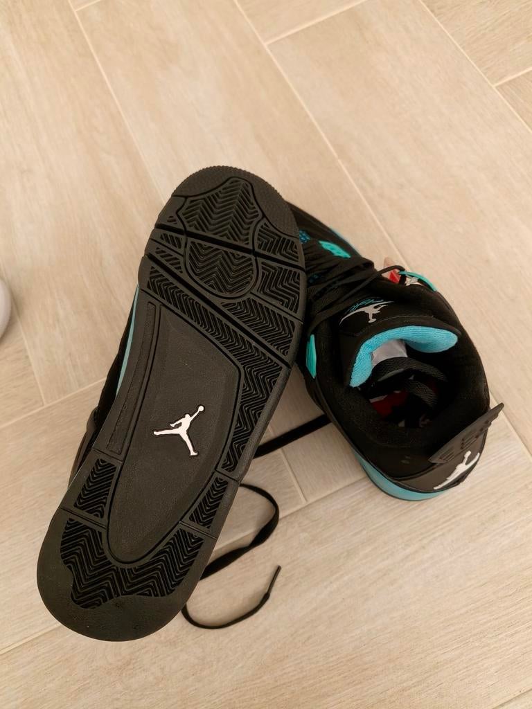 Air Jordan 4 Tiffany Black Teal Thunder Maat 43 Nieuw, Kleding | Heren, Schoenen, Ophalen of Verzenden
