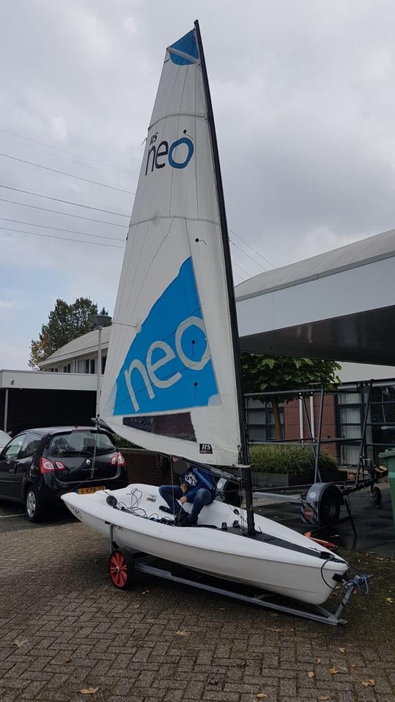 RS Neo Eenmansboot zeilboot, Watersport en Boten, Zeilen en Zeiltoebehoren, Ophalen, Gebruikt, Minder dan 15 m²