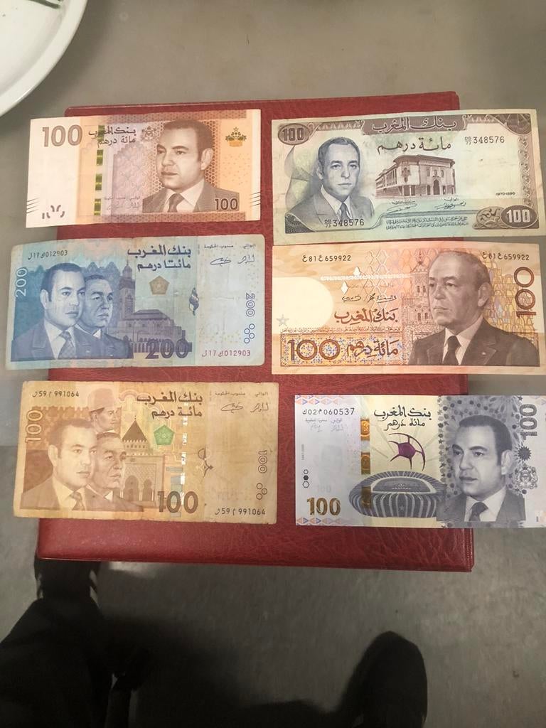 Marokkaanse bankbiljetten, Ophalen of Verzenden, Buitenland, Bankbiljetten