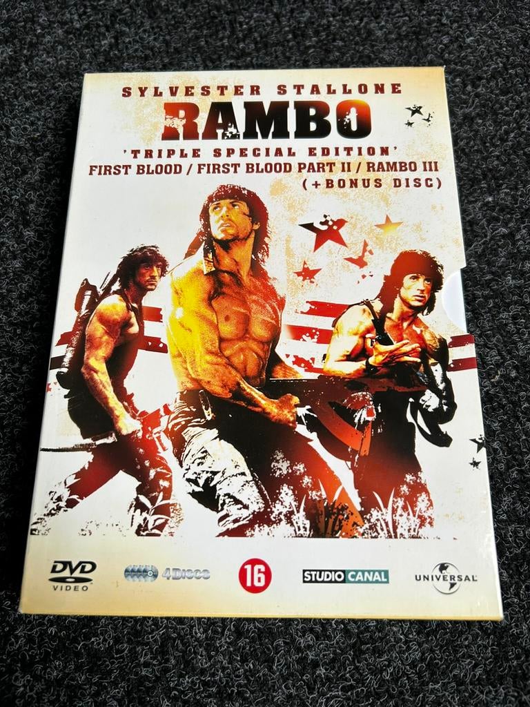 Rambo triple special edition dvd box, Cd's en Dvd's, Ophalen of Verzenden, Gebruikt