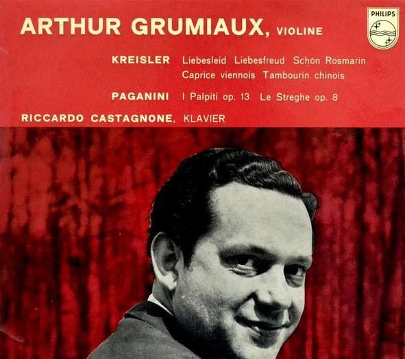 Grumiaux:Paganini & Kreisler 25 cm 10'' LP Paul Huf, Cd's en Dvd's, Ophalen, Gebruikt, Overige formaten, Overige typen