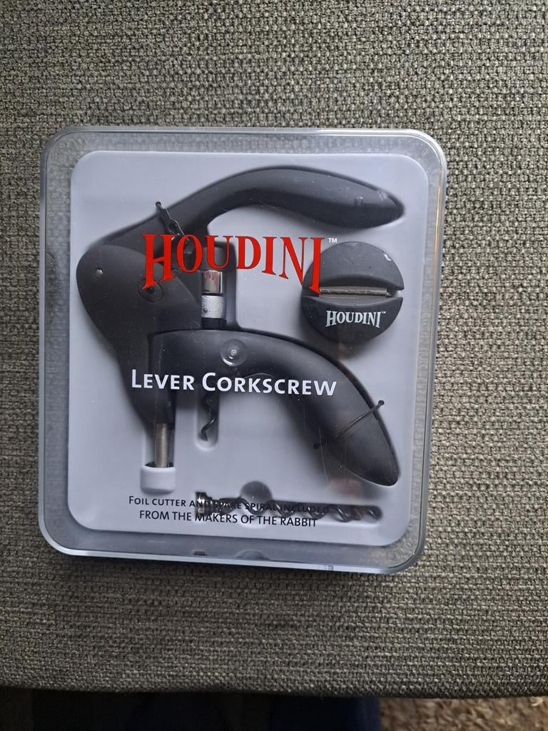 Houdini luxe kurkentrekkerset.NIEUW, Ophalen of Verzenden, Nieuw