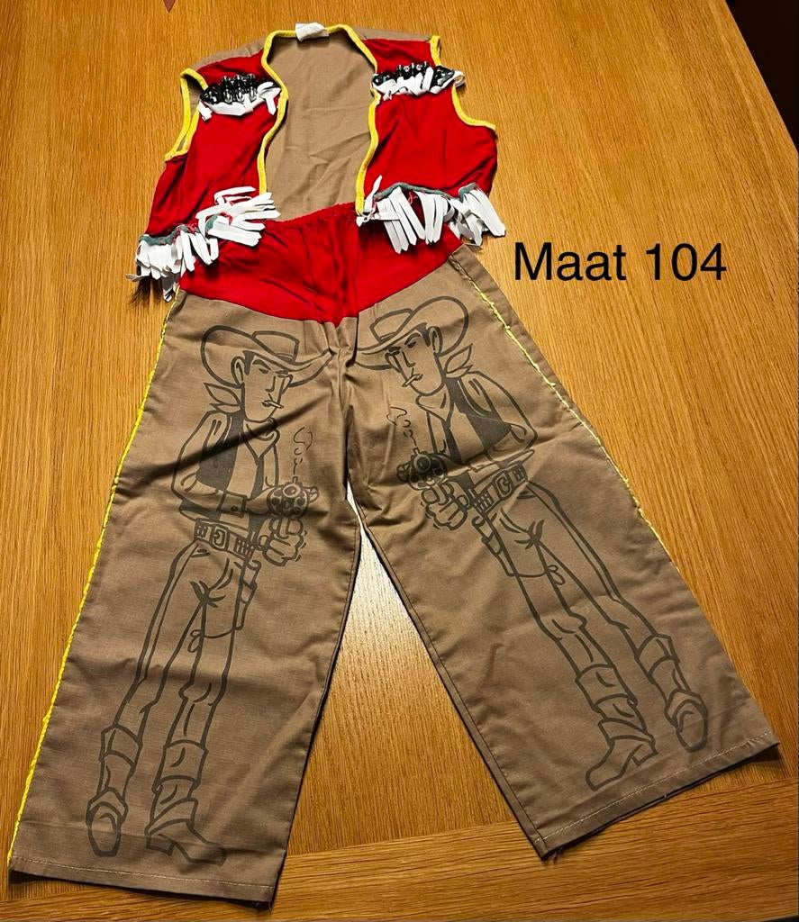 Cowboy Kostuum Maat 104, Ophalen, Gebruikt, Jongen