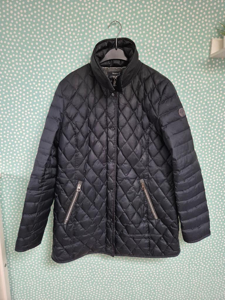 Winterjas parka zwart lang maat 44 / XXL Marc O'Polo, Kleding | Dames, Jassen | Winter, Zwart, Maat 42/44 (L), Ophalen of Verzenden
