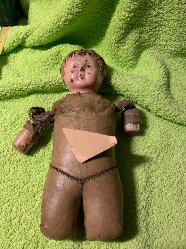 Antieke pop brocante, Ophalen of Verzenden