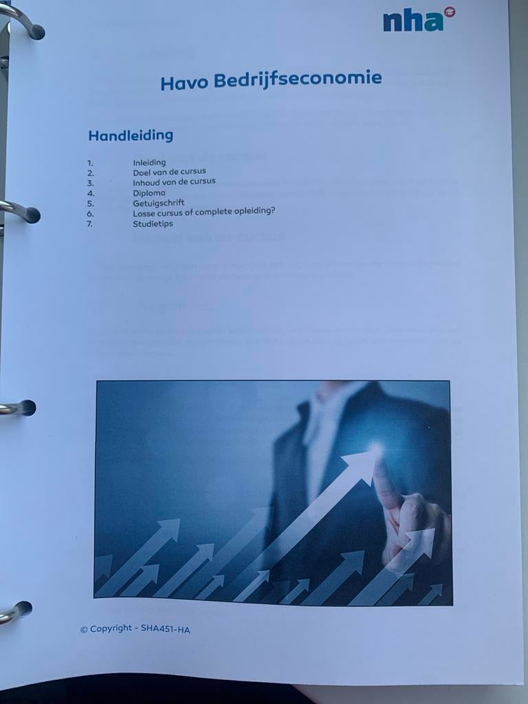 Havo Bedrijfseconomie Handleiding NHA, Ophalen of Verzenden, Beta, Gelezen, HBO