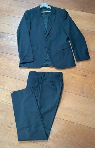 Pak Hugo Boss 48 wol, Ophalen of Verzenden, Zo goed als nieuw, Maat 48/50 (M), Blauw