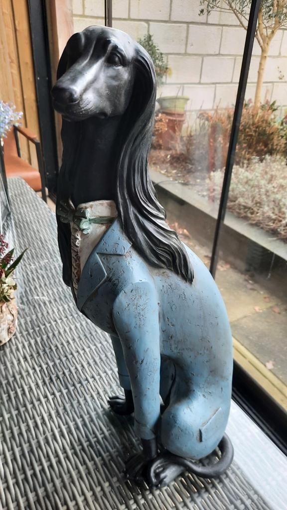 Afghaanse windhond #beeld#decoratie#, Ophalen of Verzenden, Nieuw