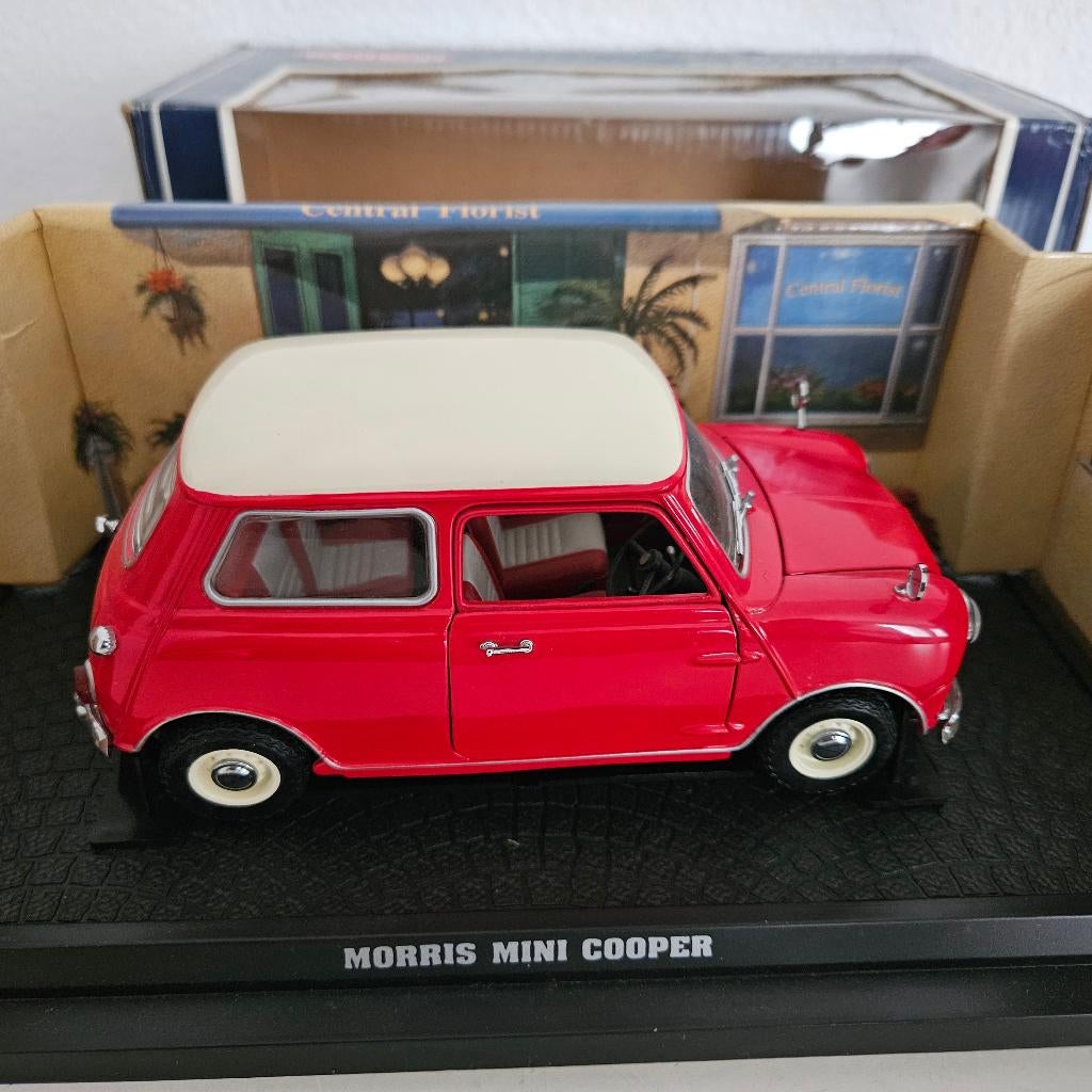 KYOSHO: MORRIS MINI COOPER, Hobby en Vrije tijd, Modelauto's | 1:18, Ophalen of Verzenden, Nieuw, Auto, Kyosho
