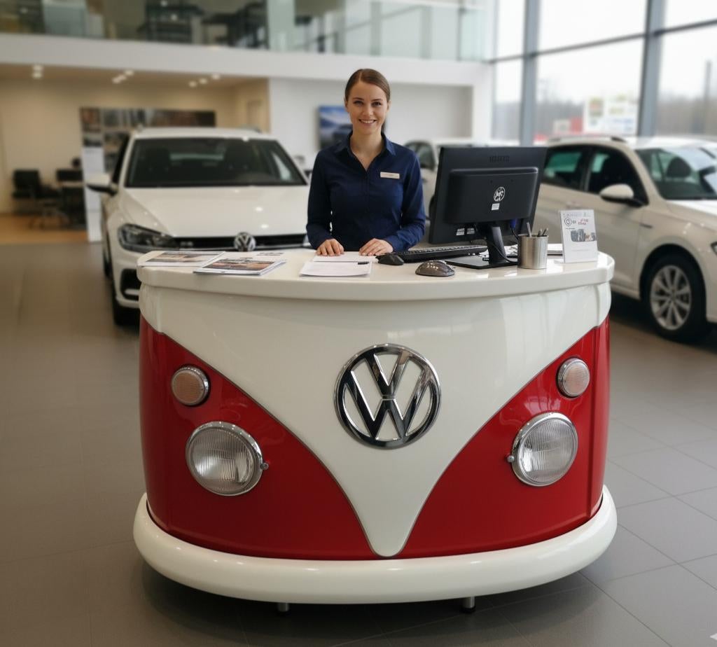 Volkswagen T1 Bulli Bus Bar Reception Desk Counter Theke, Verzenden, 100 tot 150 cm, 150 tot 200 cm, Nieuw