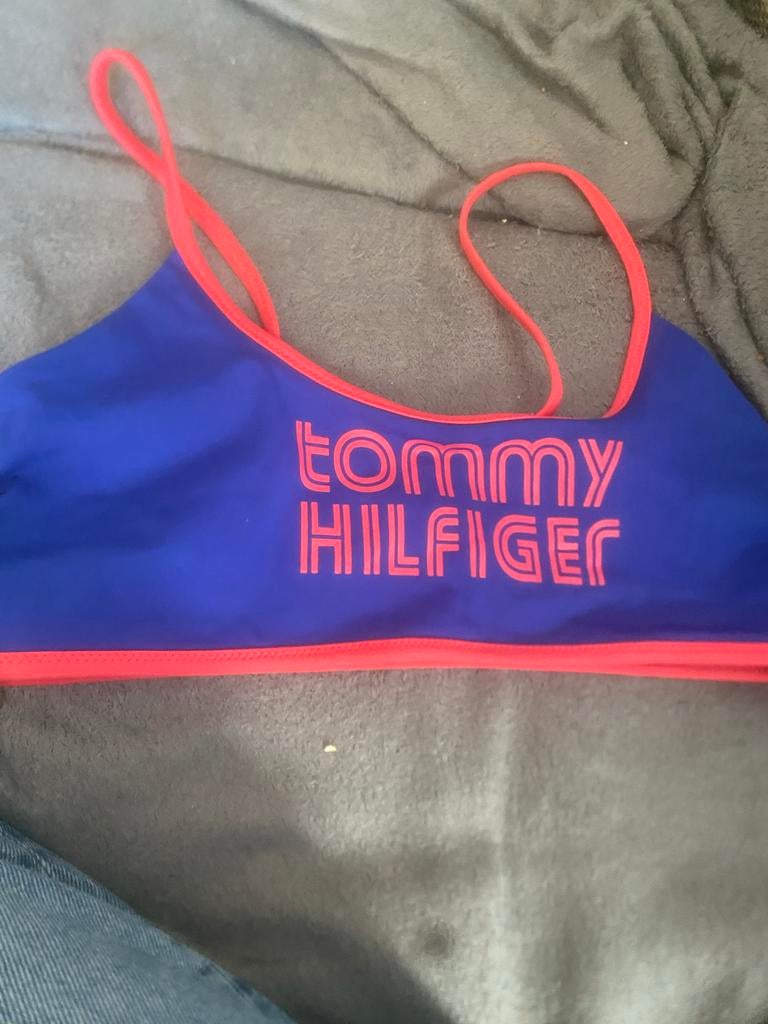 Tommy Hilfiger Bikini Top - Blauw maat L, Ophalen of Verzenden, Nieuw, Blauw, Overige typen