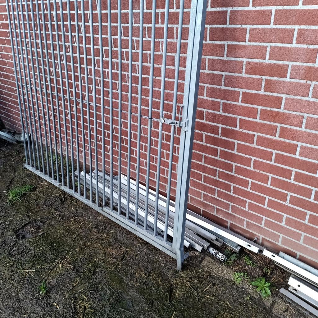 Kennelpaneel 200x200cm deurpaneel hondenkennel ren, Ophalen, IJzer