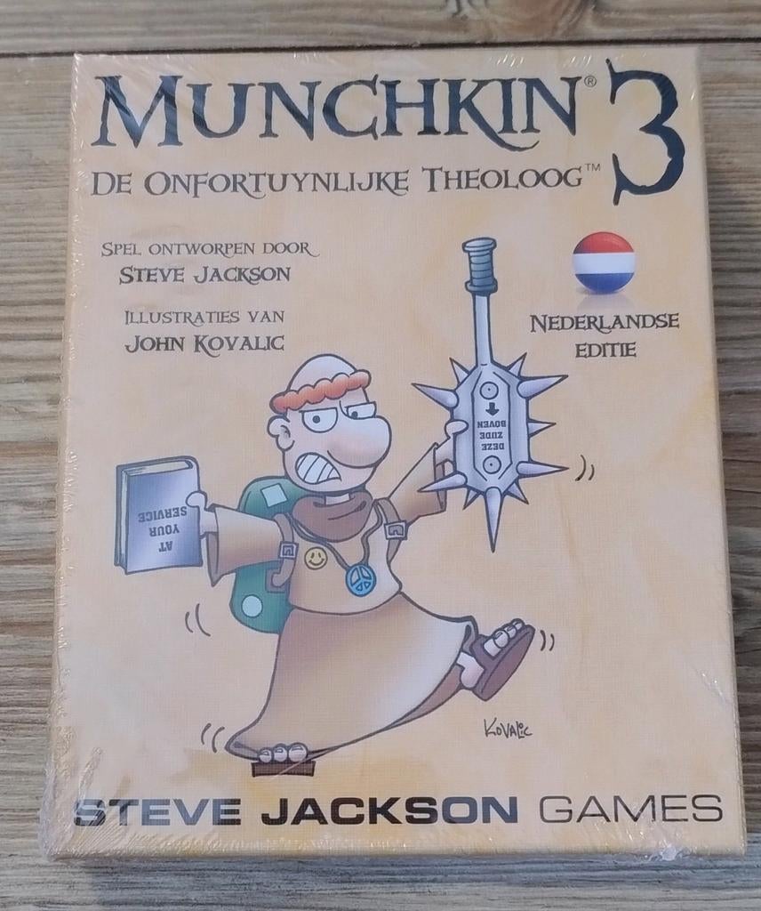Munchkin 3 - Nederlandse Editie NIEUW IN FOLIE, Vijf spelers of meer, Ophalen of Verzenden, Nieuw, Steve Jackson Games