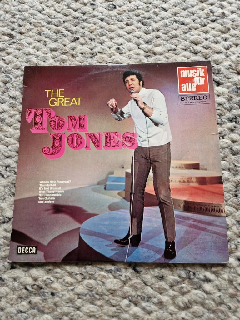 Tom Jones - The Great Tom Jones LP, Ophalen of Verzenden