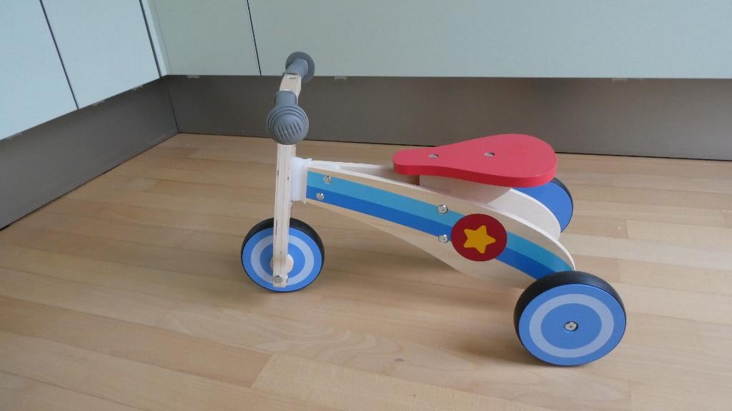 Houten loop driewieler fietsje, Fietsen en Brommers, Fietsen | Driewielers, Ophalen of Verzenden, Nieuw, Overige merken